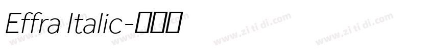 Effra Italic字体转换 Effra Italic字体转换